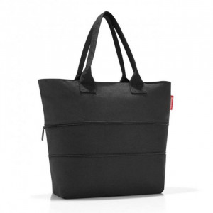 Sac shopping Shopper E1 Extensible 50 cm Black Sac shopping Shopper E1 Extensible 50 cm Black