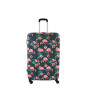 Housse de valise taille M Flamant Rose