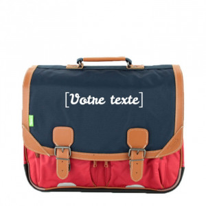 Cartable scolaire à personnaliser Les Bicolores 41 cm Amsterdam Cartable scolaire à personnaliser Les Bicolores 41 cm Amsterdam