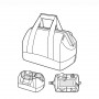 Sac de Voyage Allrounder M Twist silver