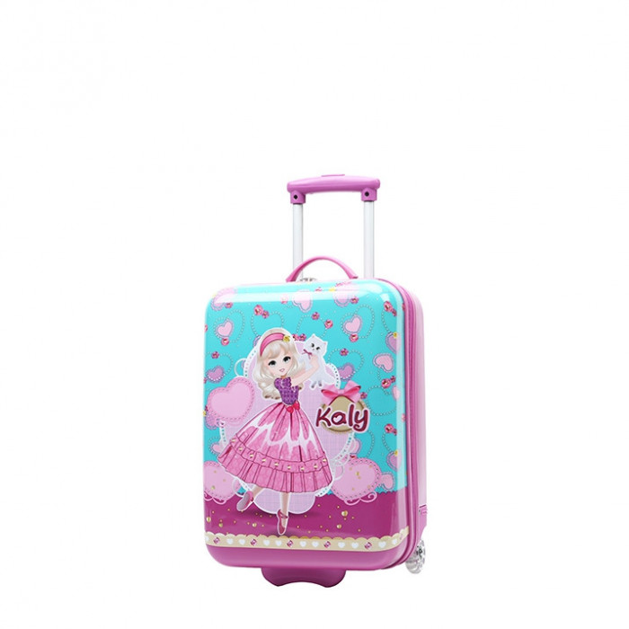 Valise cabine rigide enfant 49 cm Violette