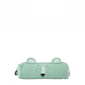 Trousse simple 23 cm Mr Polar bear Trousse simple 23 cm Mr Polar bear