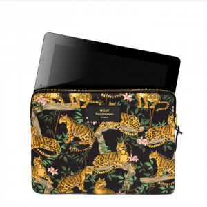 Housse Ipad 25 cm Black lazy jungle Housse Ipad 25 cm Black lazy jungle