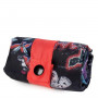 Sac shopping pliable avec pochette zip 50cm Kristjana S Williams Interiors World map