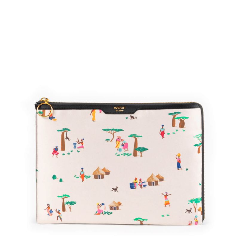 Housse ipad/tablette Jungle wouf - OFEMININE