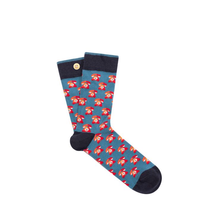 Paire de chaussettes inséparables taille unique 41/46 Malone et Sophia