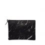 Pochette large XL 28cm Black marble