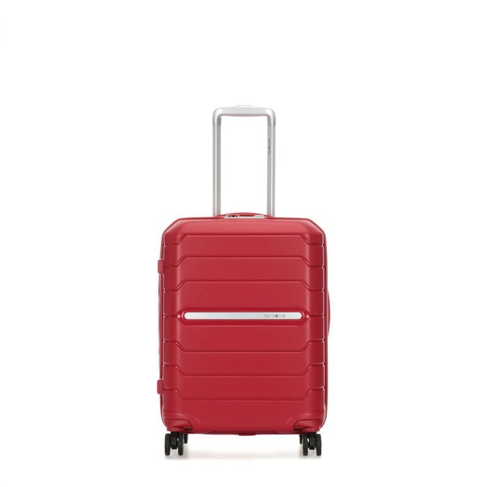 Valise cabine rigide Flux 55 cm Rouge