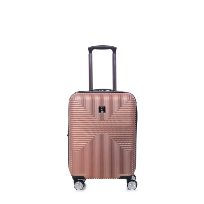 Valise cabine rigide Takai 55 cm Rose Gold