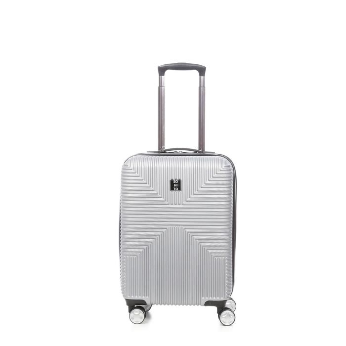 Valise cabine rigide Takai 55 cm Argent