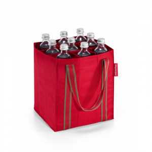 Sac pliant porte-bouteilles Bottlebag 9 compartiments Red Sac pliant porte-bouteilles Bottlebag 9 compartiments Red