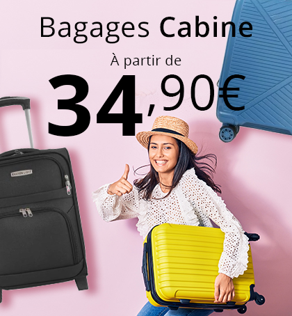Bagages cabine dès 29.90€