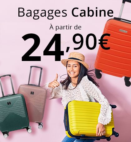 Bagages cabine dès 24.90€