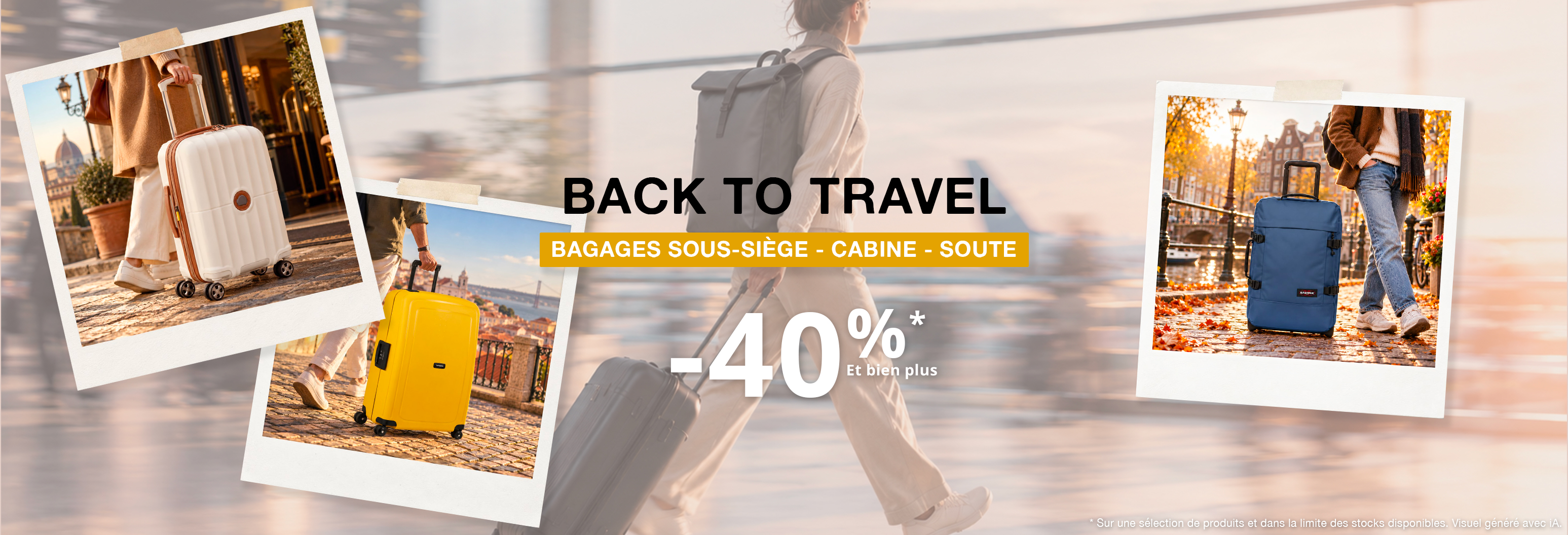 BACK TO TRAVEL Jusqu'à -40%