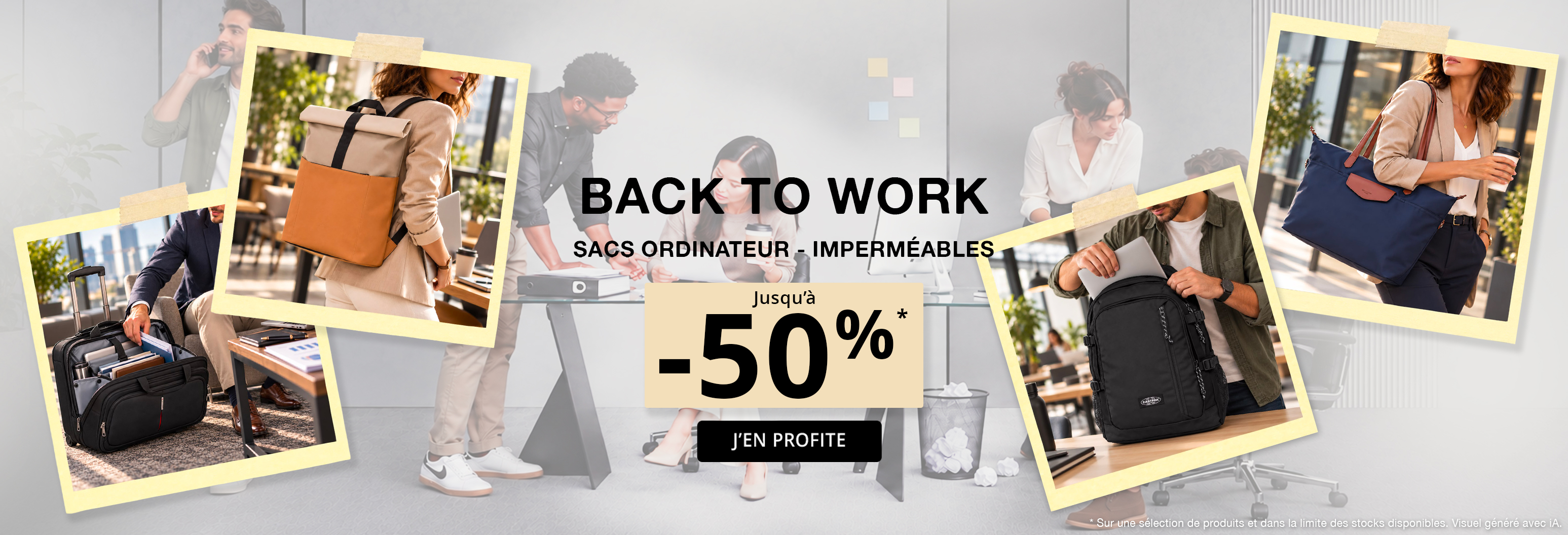 BACK TO WORK jusqu'à -50%