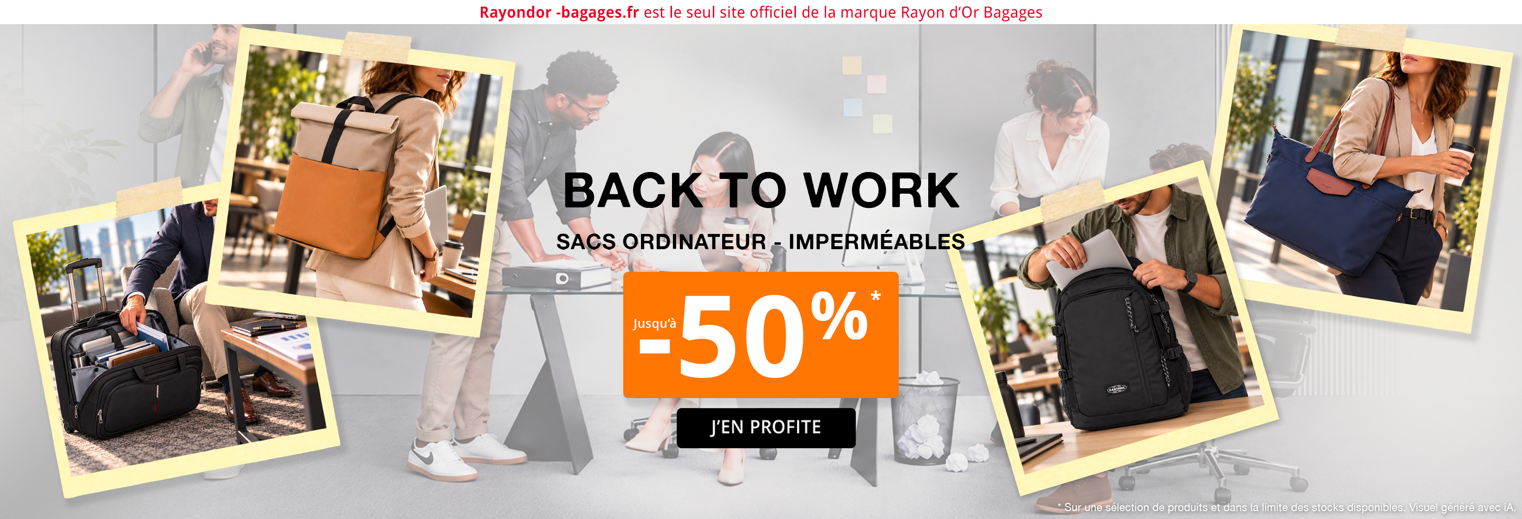 BACK TO WORK jusqu'à -50%